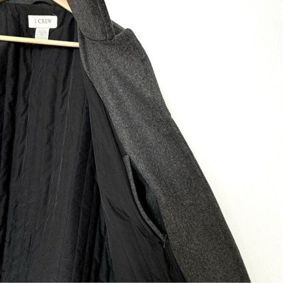 J Crew Peacoat university jacket Thinsulate Size Large Gray Wool Classic Large - Picture 6 of 10